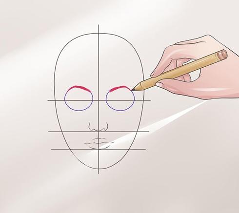 成都易森画室-女性脸部画眼睛2