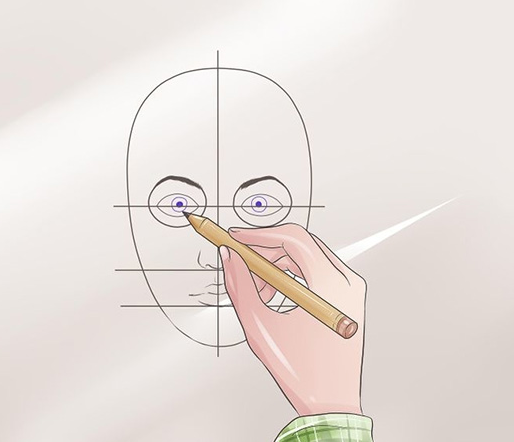 成都易森画室-女性脸部画眼睛4