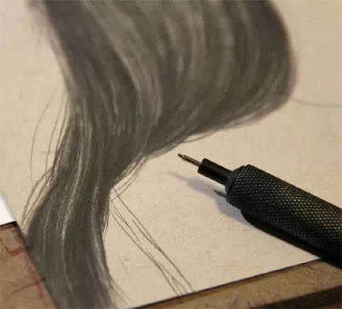 成都艺术培训班李老师教你们画速写头发