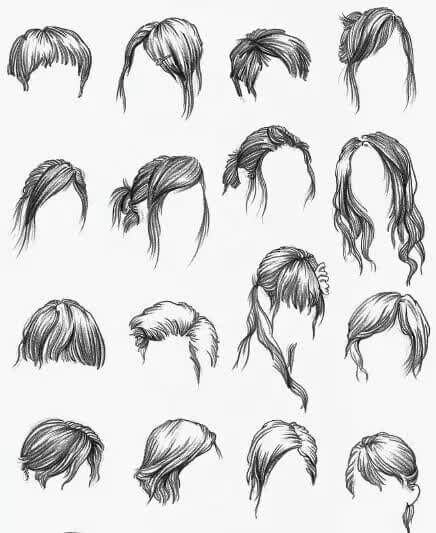 成都艺术培训班李老师教你们画速写头发